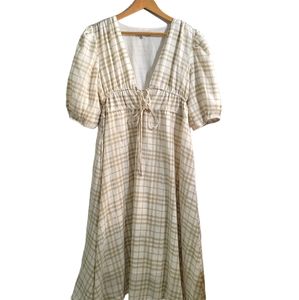 Eden Plaid mini dress